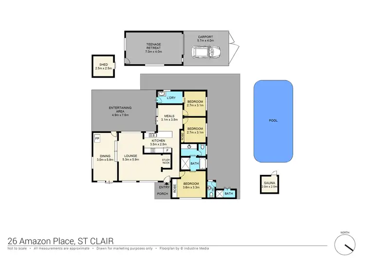Floorplan of Homely house listing, 26 Amazon Place, St Clair NSW 2759