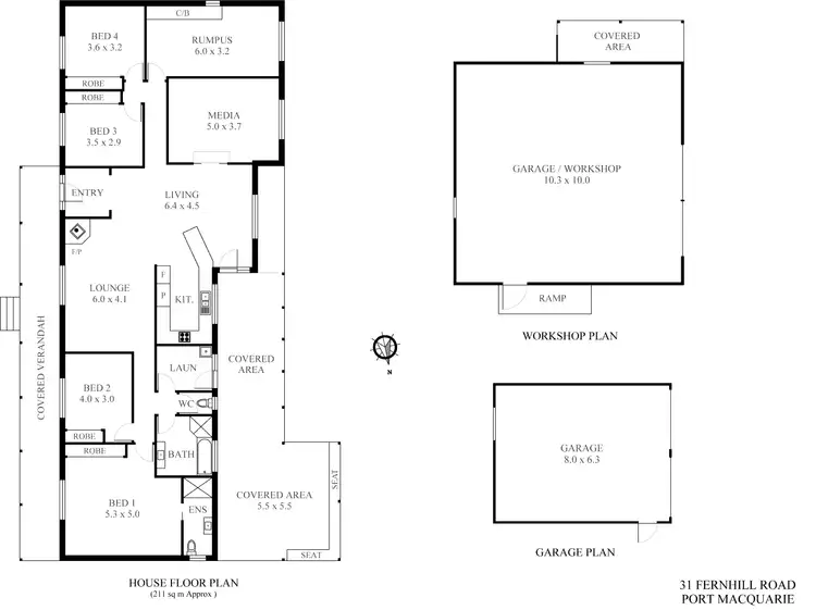 Floorplan of Homely house listing, 31 Fernhill Road, Port Macquarie NSW 2444