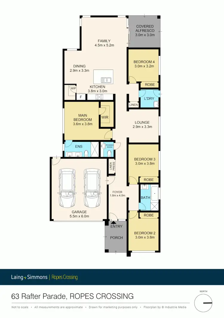 Floorplan of Homely house listing, 63 Rafter Parade, Ropes Crossing NSW 2760
