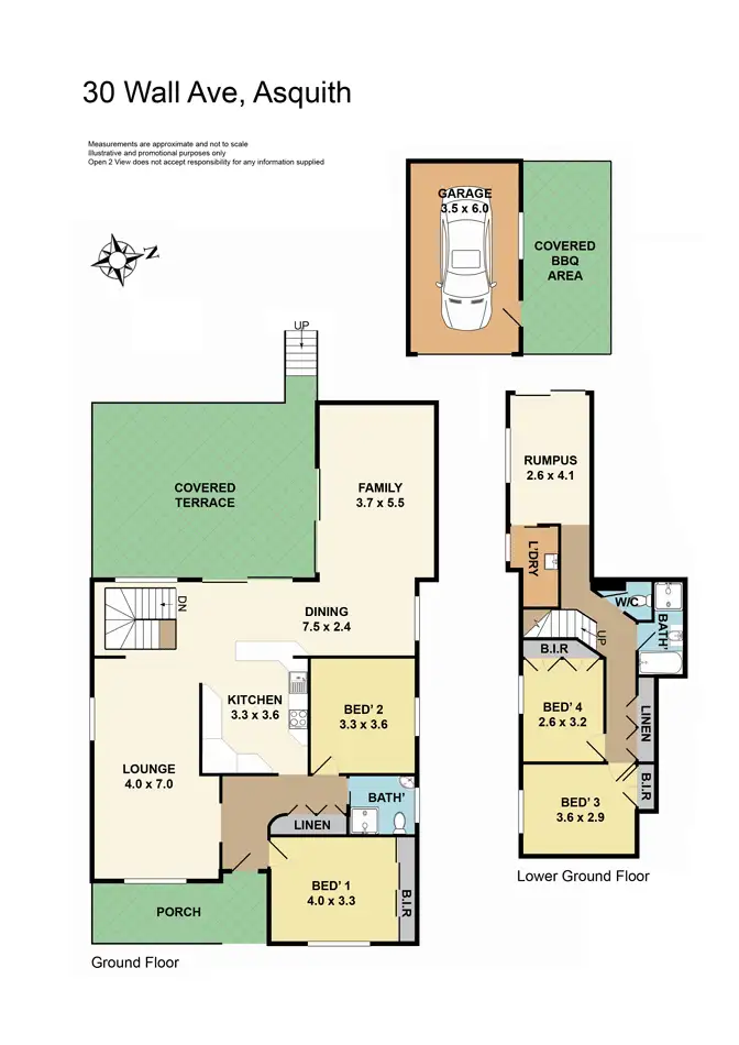 Floorplan of Homely house listing, 30 Wall Avenue, Asquith NSW 2077