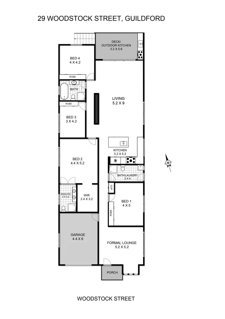 Floorplan of Homely house listing, 29 Woodstock Street, Guildford NSW 2161