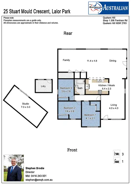 Floorplan of Homely house listing, 25 Stuart Mould Crescent, Lalor Park NSW 2147