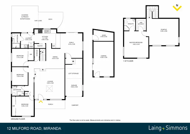 Floorplan of Homely house listing, 12 Milford Road, Miranda NSW 2228