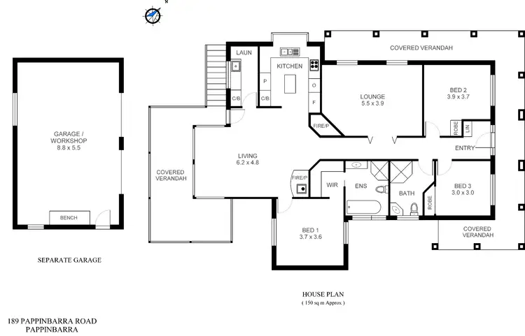Floorplan of Homely house listing, 189 Pappinbarra Road, Beechwood NSW 2446