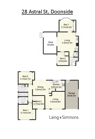 Floorplan of Homely house listing, 28 Astral  Drive, Doonside NSW 2767