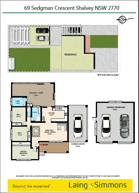 Floorplan of Homely house listing, 69 Sedgman Crescent, Shalvey NSW 2770