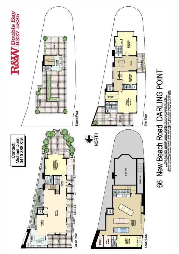 Floorplan of Homely house listing, 66 New Beach Road, Darling Point NSW 2027