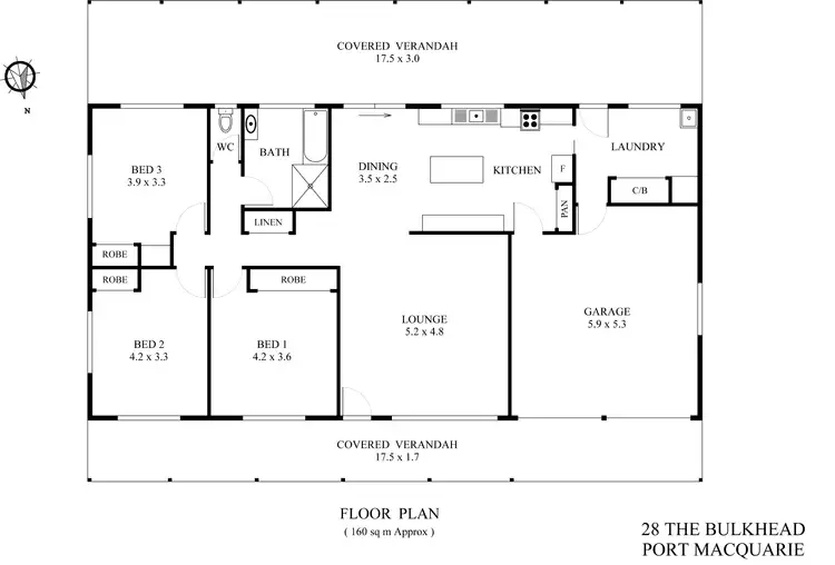 Floorplan of Homely house listing, 28 The Bulkhead, Port Macquarie NSW 2444