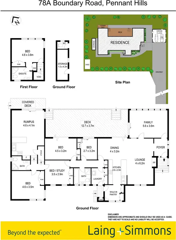 Floorplan of Homely house listing, 78a Boundary Road, Pennant Hills NSW 2120