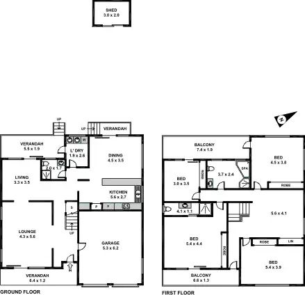Floorplan of Homely house listing, 15 Fourth Avenue, Condell Park NSW 2200
