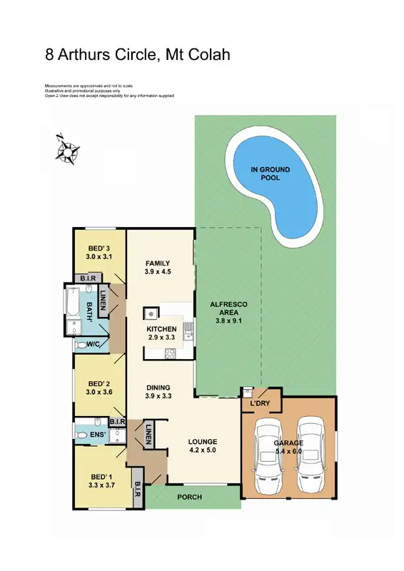 Floorplan of Homely house listing, 8 Arthurs Circle, Mount Colah NSW 2079
