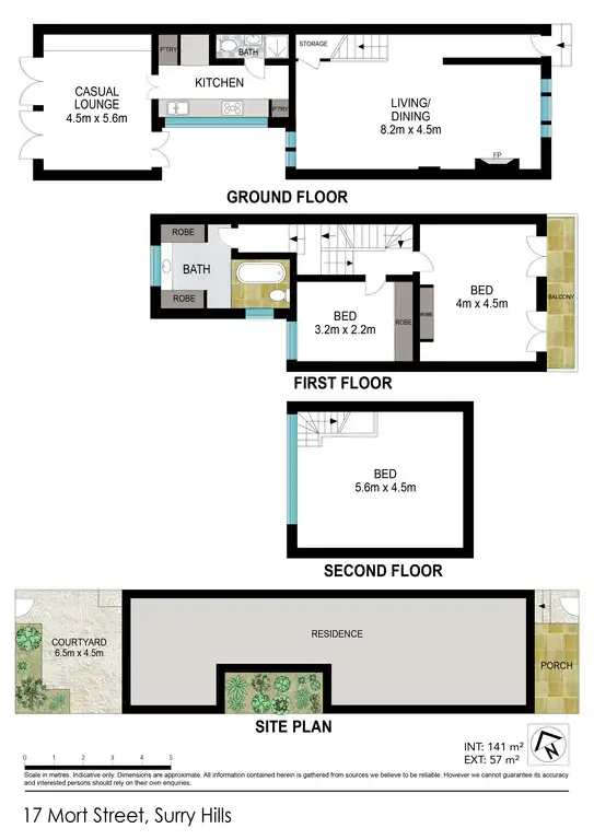 Floorplan of Homely terrace listing, 17 Mort Street, Surry Hills NSW 2010