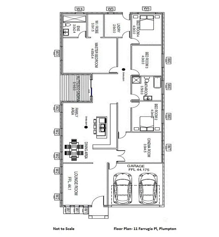 Floorplan of Homely house listing, 11 Farrugia Place, Plumpton NSW 2761