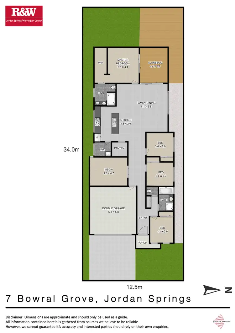 Floorplan of Homely house listing, 7 Bowral Grove, Jordan Springs NSW 2747