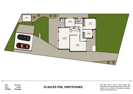 Floorplan of Homely house listing, 33 Adler Parade, Greystanes NSW 2145