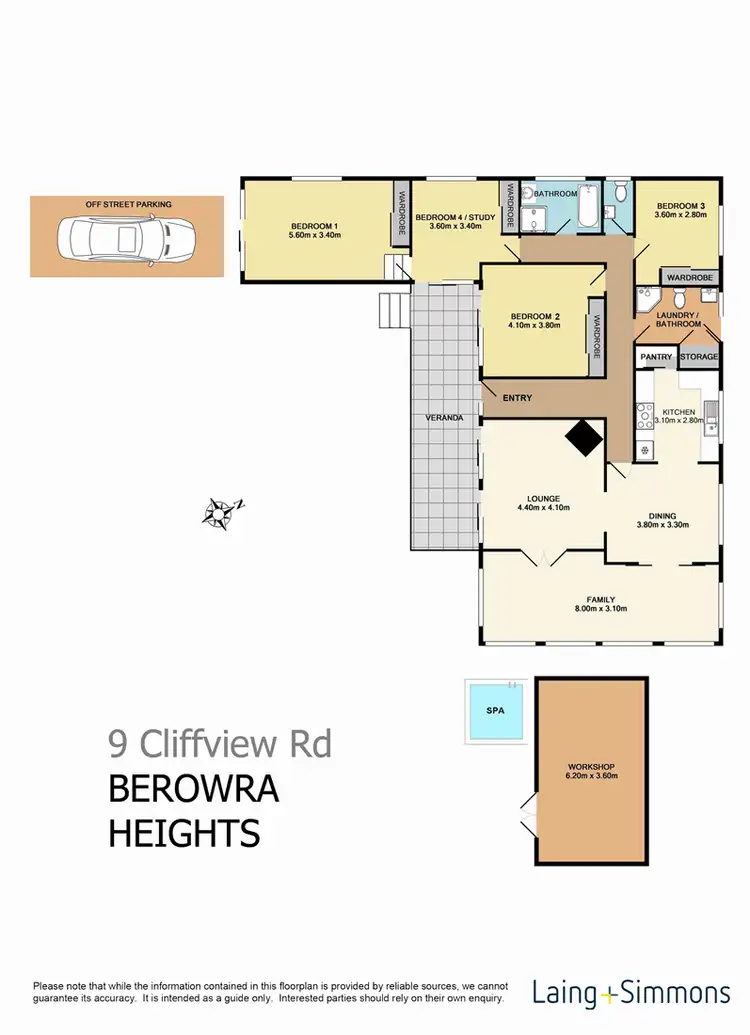 Floorplan of Homely house listing, 9 Cliffview Road, Berowra Heights NSW 2082