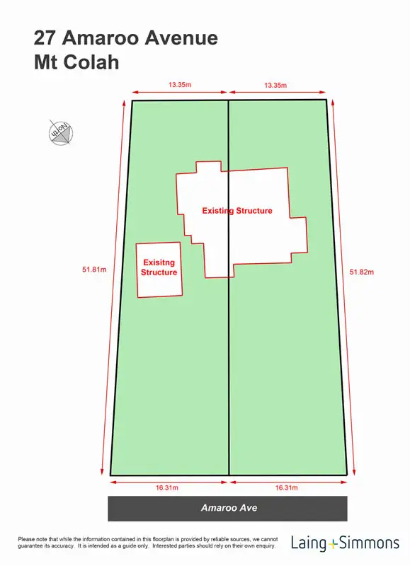 Floorplan of Homely land listing, 27B Amaroo Avenue, Mount Colah NSW 2079