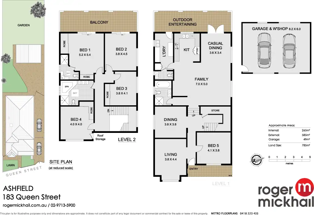 Floorplan of Homely house listing, 183 Queen Street, Ashfield NSW 2131