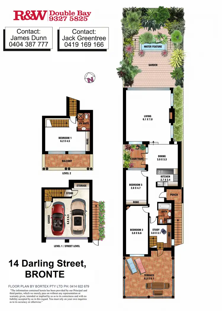 Floorplan of Homely house listing, 14 Darling Street, Bronte NSW 2024