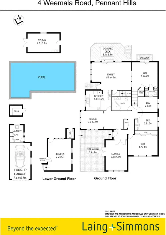 Floorplan of Homely house listing, 4 Weemala Road, Pennant Hills NSW 2120