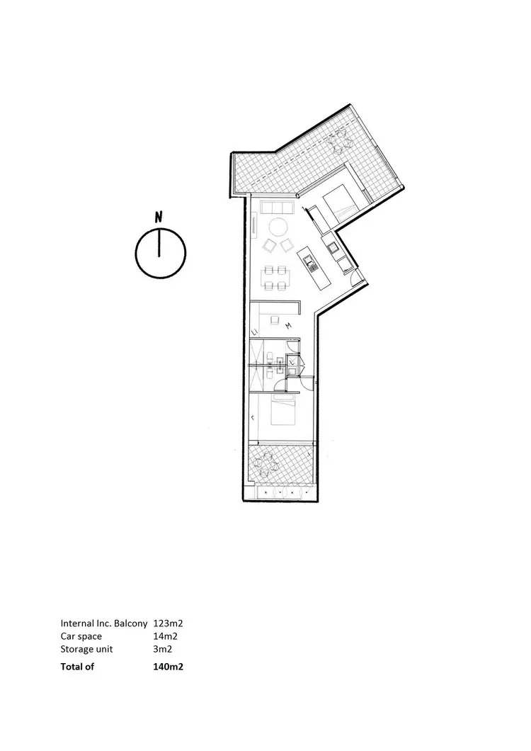 Floorplan of Homely apartment listing, 310/19 Arncliffe Street, Wolli Creek NSW 2205