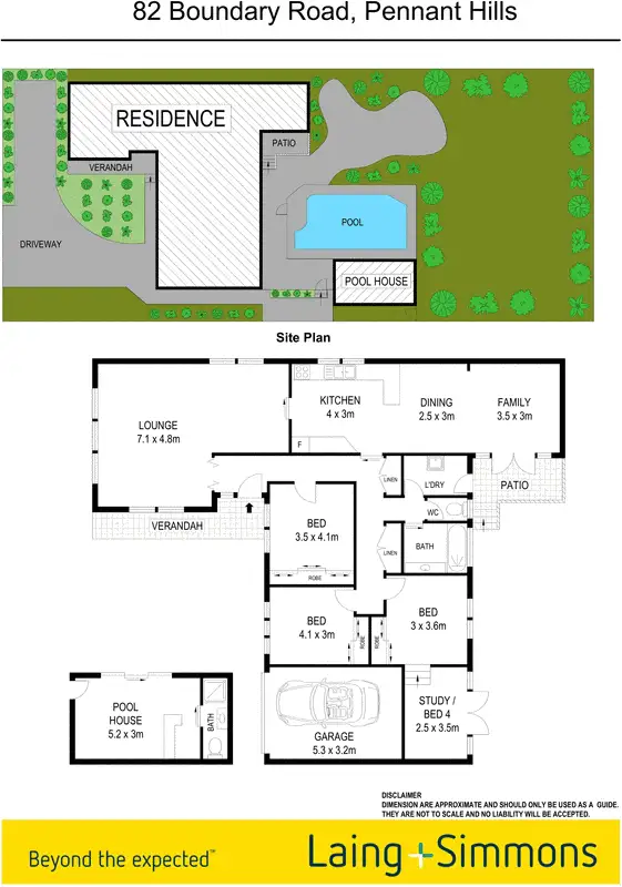 Floorplan of Homely house listing, 82 Boundary Road, Pennant Hills NSW 2120