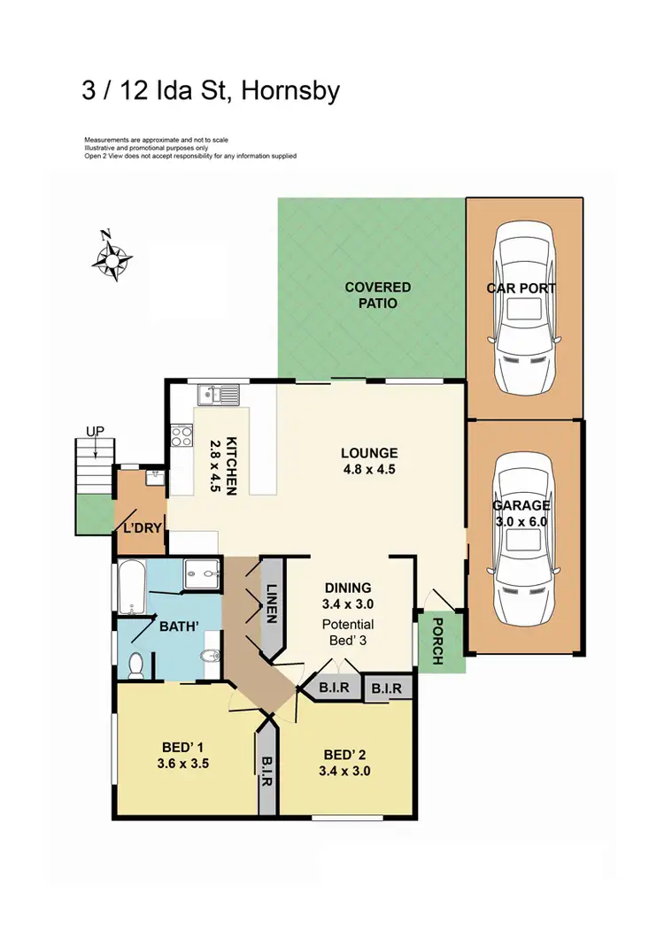 Floorplan of Homely house listing, 3/12 Ida Street, Hornsby NSW 2077