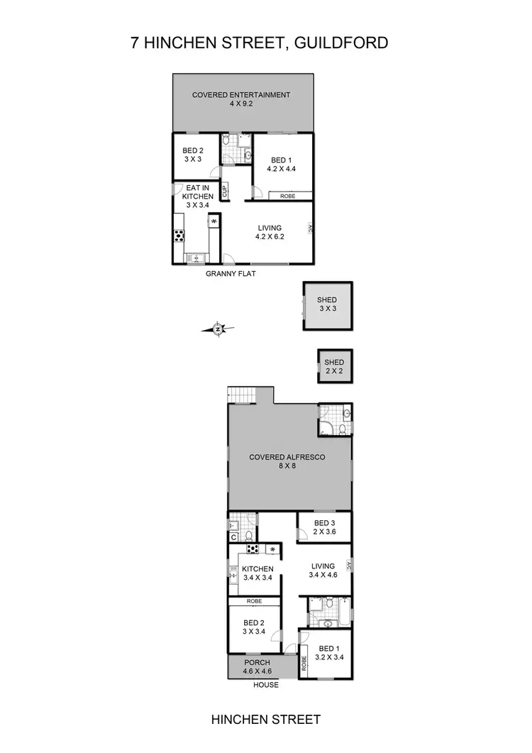 Floorplan of Homely house listing, 7 Hinchen Street, Guildford NSW 2161