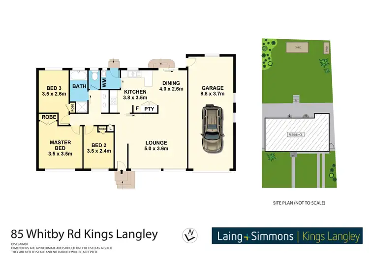 Floorplan of Homely house listing, 85 Whitby Road, Kings Langley NSW 2147