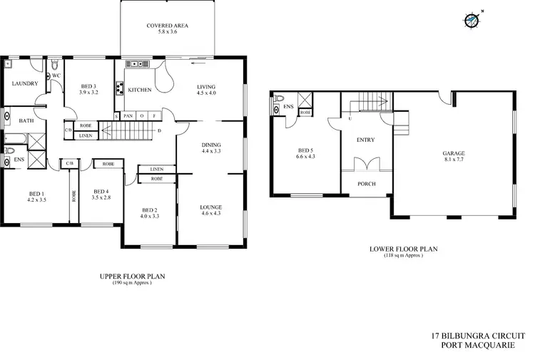 Floorplan of Homely house listing, 17 Bilbungra Circuit, Port Macquarie NSW 2444