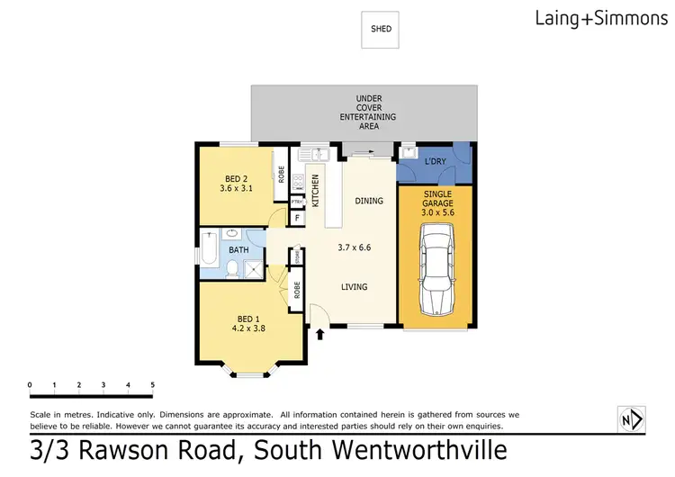Floorplan of Homely villa listing, 3/3 Rawson Road, South Wentworthville NSW 2145