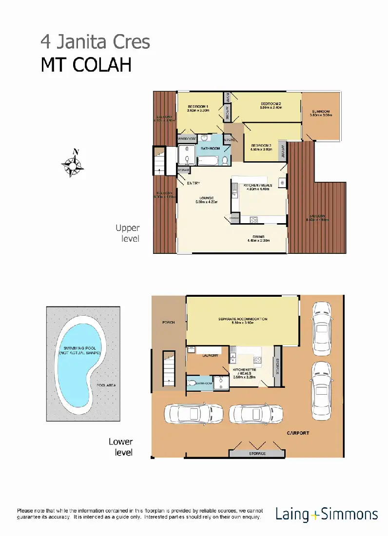 Floorplan of Homely house listing, 4 Janita Crescent, Mount Colah NSW 2079