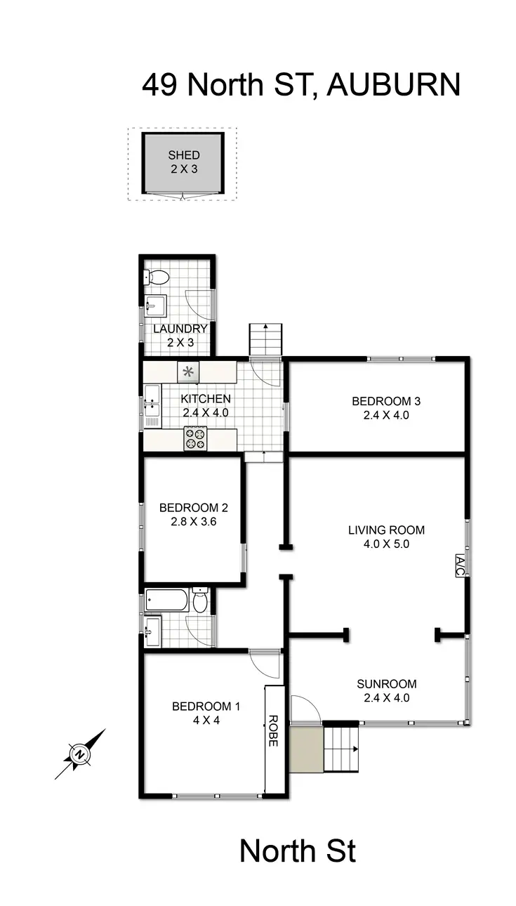 Floorplan of Homely house listing, 49 North Street, Auburn NSW 2144