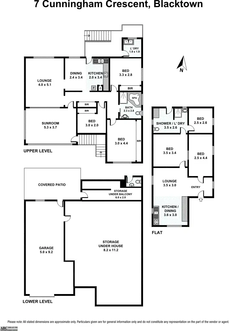 Floorplan of Homely house listing, 7 Cunningham Crescent, Blacktown NSW 2148