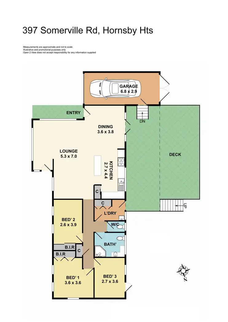 Floorplan of Homely house listing, 397 Somerville Road, Hornsby Heights NSW 2077