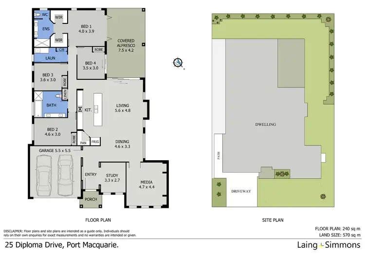 Floorplan of Homely house listing, 25 Diploma Drive, Port Macquarie NSW 2444