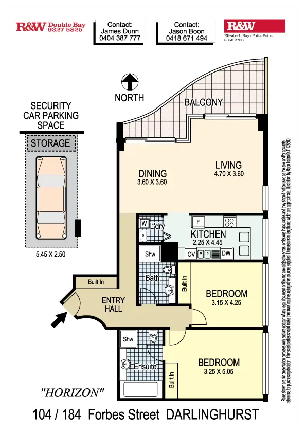 Floorplan of Homely apartment listing, 104/184 Forbes Street, Darlinghurst NSW 2010
