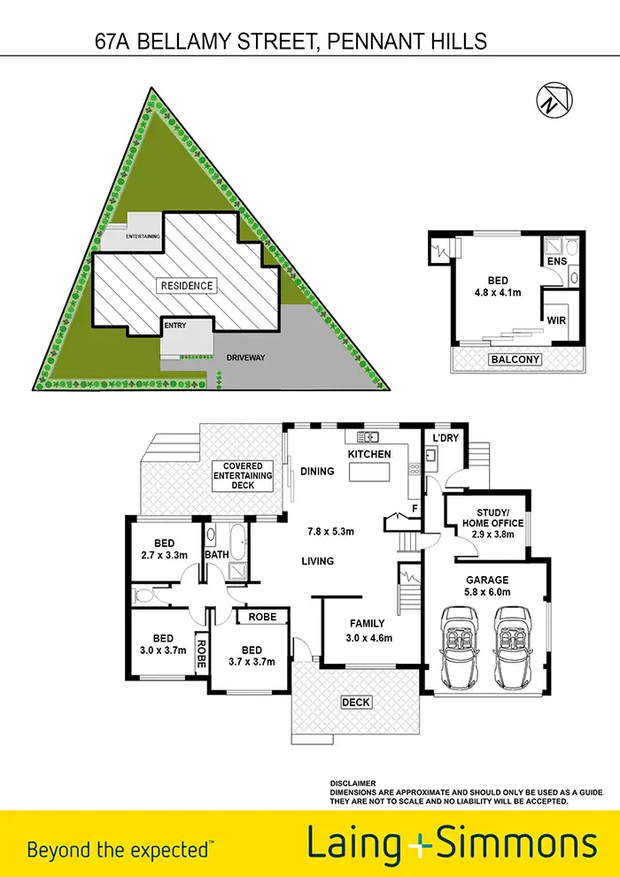 Floorplan of Homely house listing, 67a Bellamy Street, Pennant Hills NSW 2120