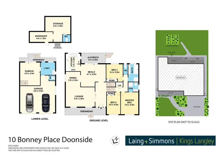 Floorplan of Homely house listing, 10 Bonney Place, Doonside NSW 2767