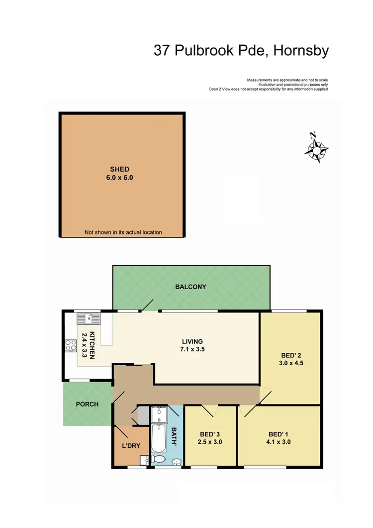 Floorplan of Homely house listing, 37 Pulbrook Parade, Hornsby NSW 2077