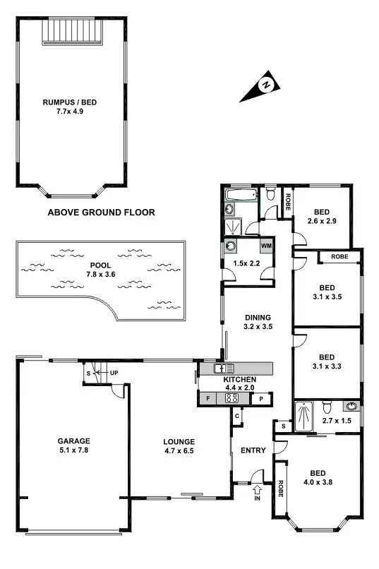 Floorplan of Homely house listing, 14 Darmenia Avenue, Greystanes NSW 2145
