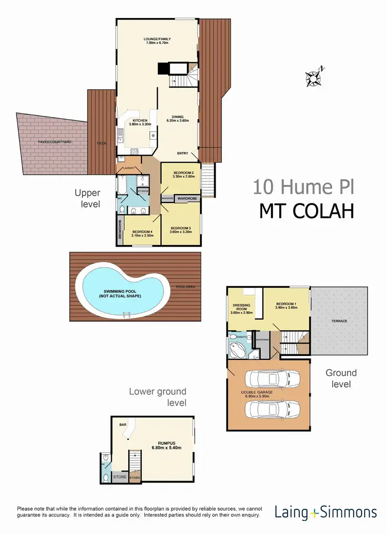 Floorplan of Homely house listing, 10 Hume Place, Mount Colah NSW 2079