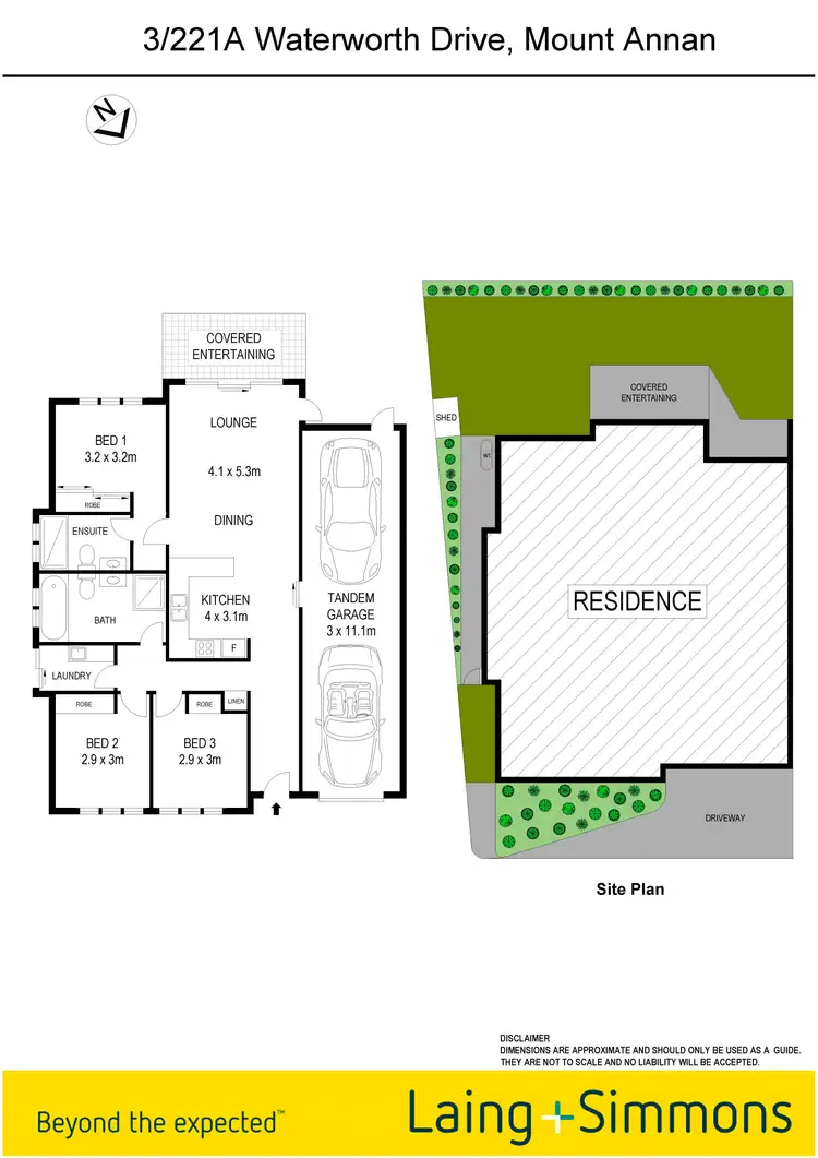 Floorplan of Homely house listing, 3/221A Waterworth Drive, Mount Annan NSW 2567
