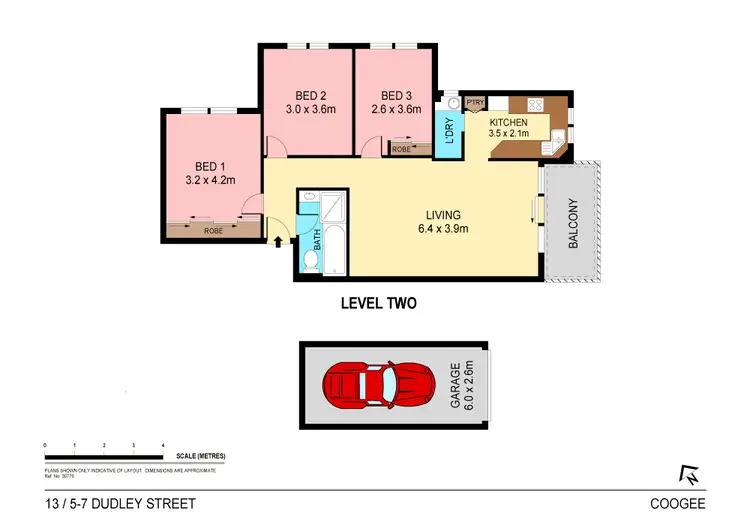 Floorplan of Homely unit listing, 13/5-7 Dudley Street, Coogee NSW 2034