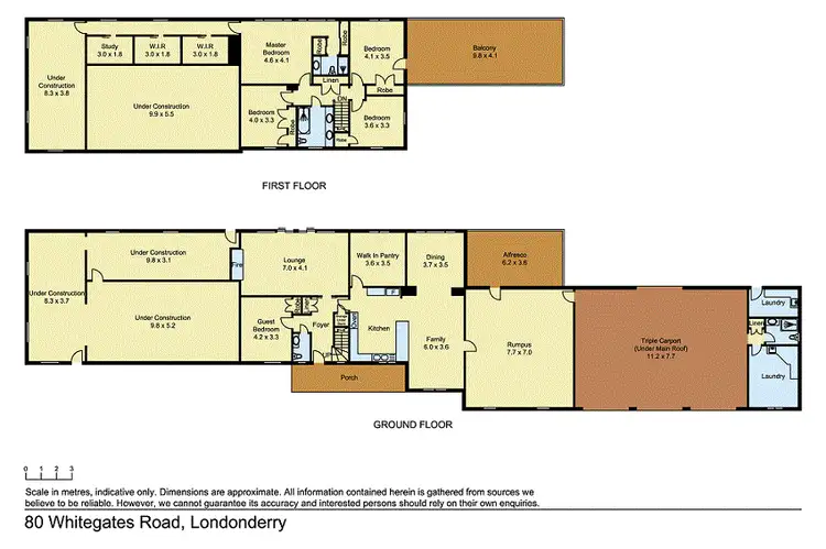 Floorplan of Homely rural property listing, 80-88 Whitegates Rd, Londonderry NSW 2753