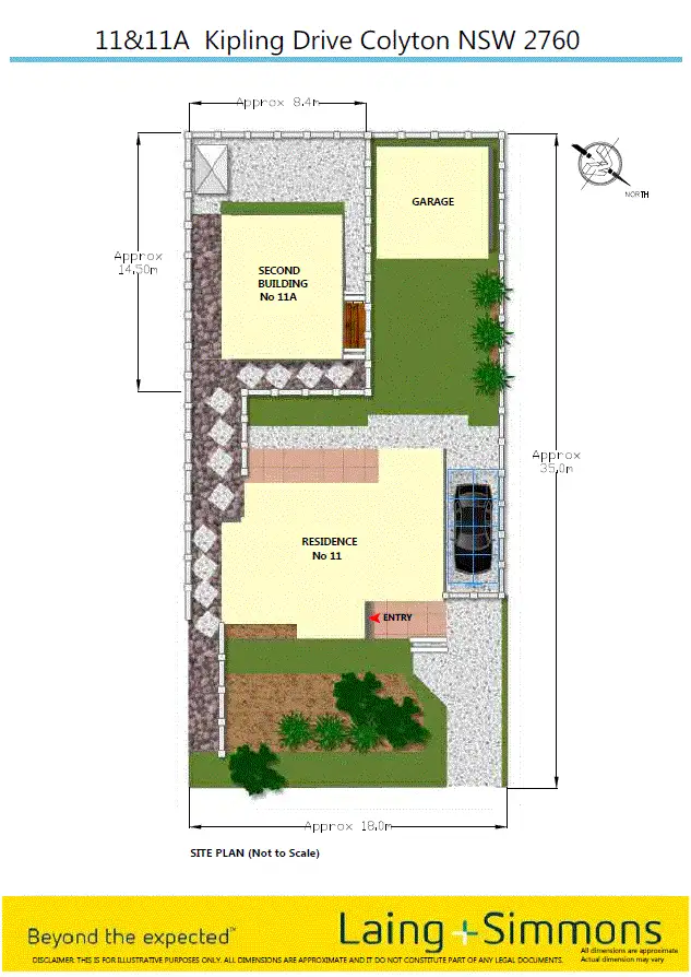 Floorplan of Homely house listing, 11 & 11A Kipling Drive, Colyton NSW 2760