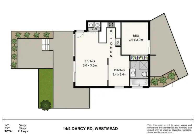 Floorplan of Homely unit listing, 14/4 Darcy Road, Westmead NSW 2145