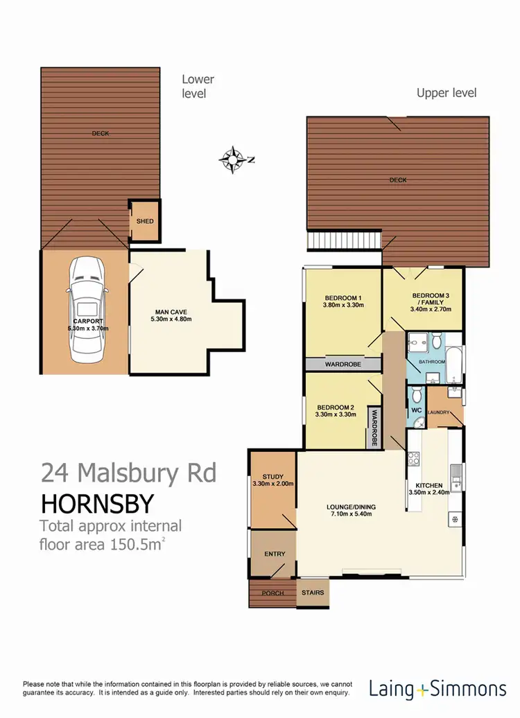 Floorplan of Homely house listing, 24 Malsbury Road, Hornsby NSW 2077