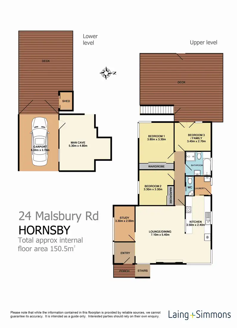Floorplan of Homely house listing, 24 Malsbury Road, Hornsby NSW 2077