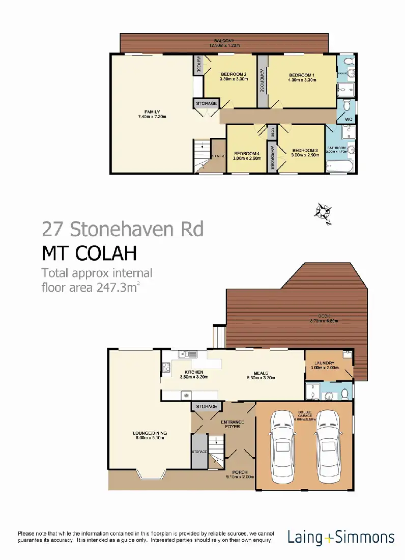 Floorplan of Homely house listing, 27 Stonehaven Road, Mount Colah NSW 2079